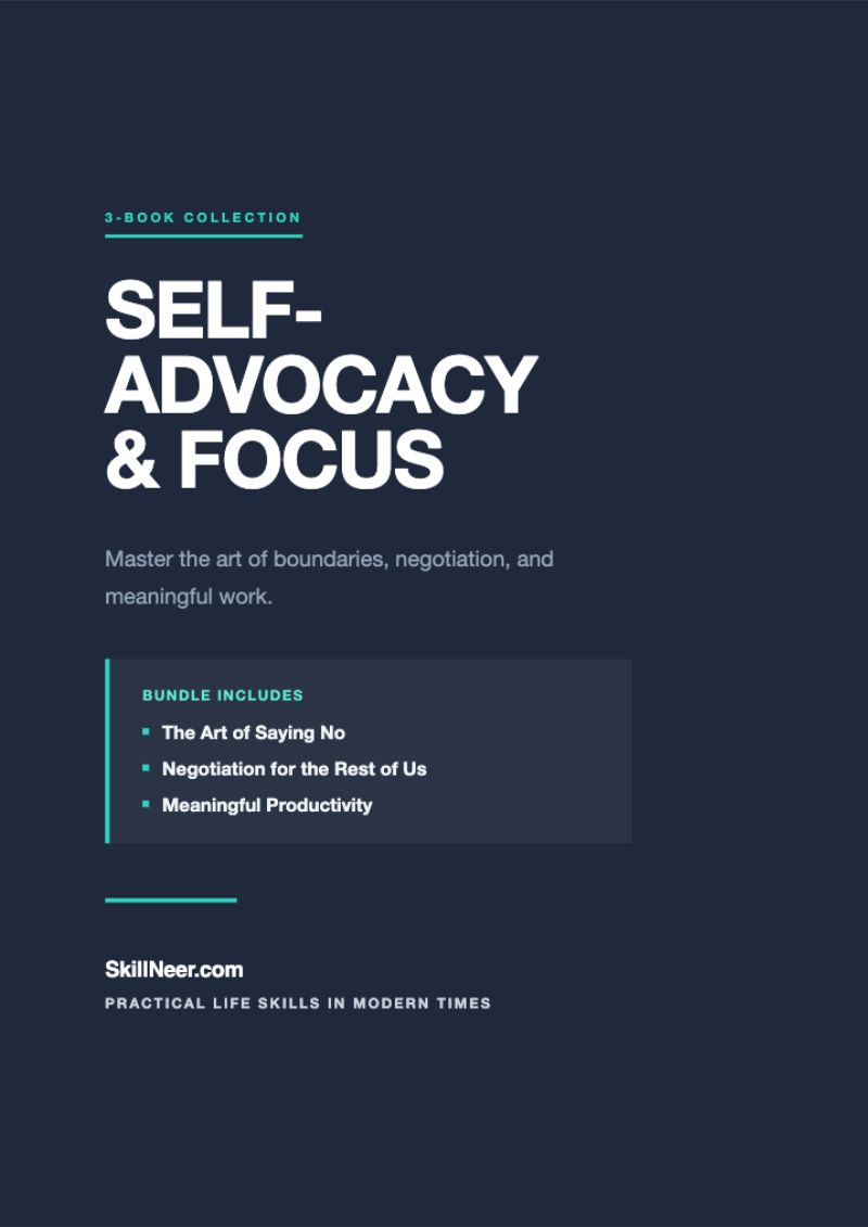 Self-advocacy & Focus (3-Book Bundle)