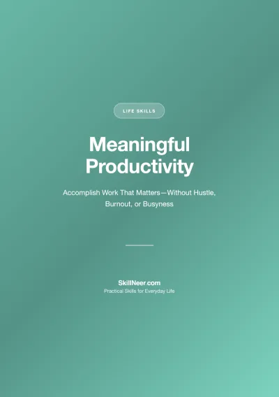 Meaningful Productivity