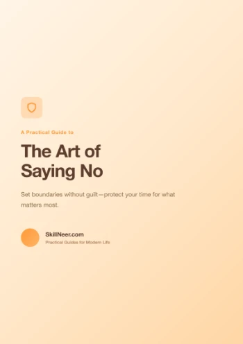 Preview 4 pages of The Art of Saying No