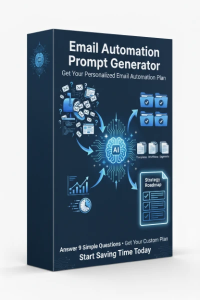 Email automation prompt generator tool - web-based software