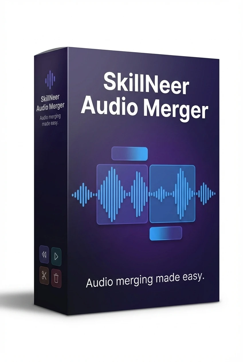 SkillNeer Audio Merger - Audio merging and exporting made easy